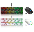 Gaming Keyboard & Mouse Combo Set – Wired RGB Gamer White