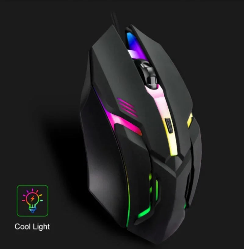 High-Quality Ergonomic Gaming Mouse – 4-Button USB RGB Backlit