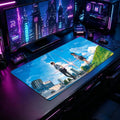 RGB Gaming Mouse Pad XXL – Anime Extended LED Desk Mat with Non-Slip Base